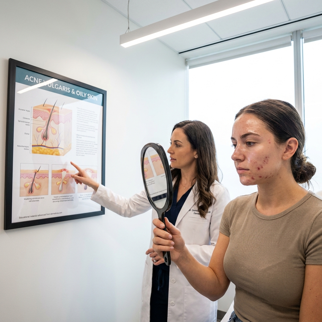 Does Oily Skin Really Cause Acne? | Expert Answer – Dermatrixx